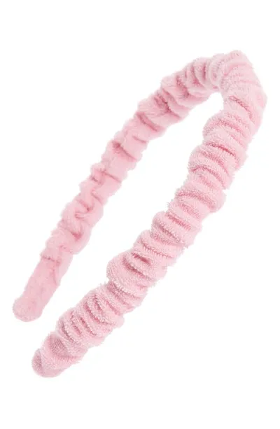 Lele Sadoughi Jessie Terry Cloth Headband In Pink