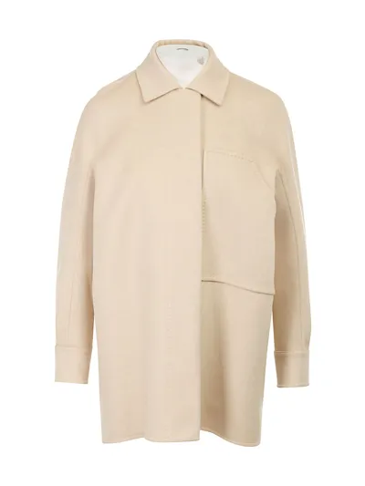 Max Mara Beige Tedesco Single-breasted Coat