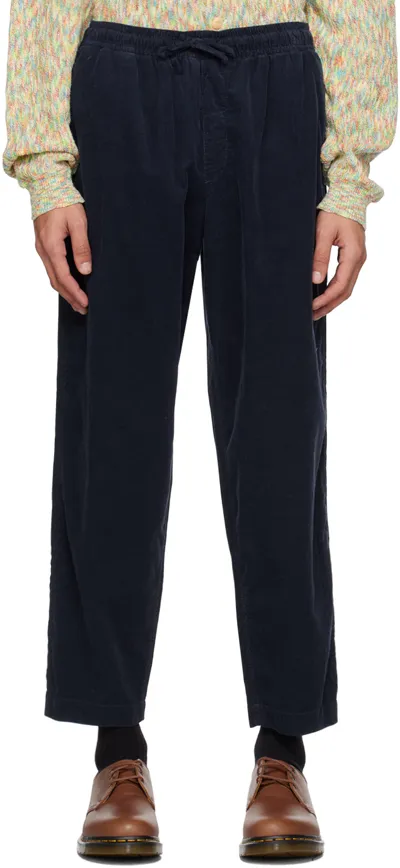 Ymc You Must Create Navy Alva Trousers In Black