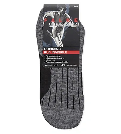 Falke Mens Black Ru4 Invisible Socks