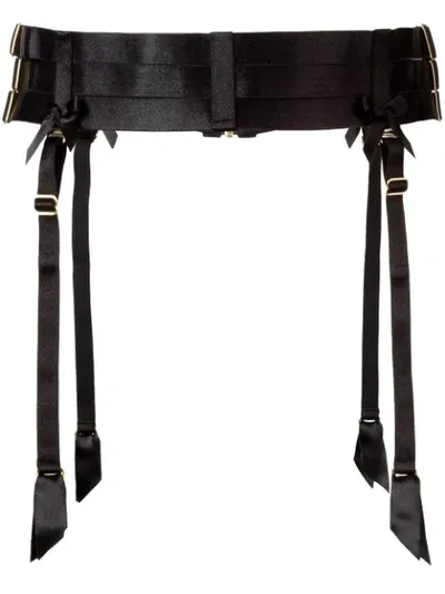 Bordelle Strap Suspender Belt In Black