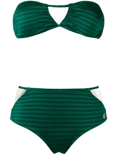 Brigitte Printed Bikini In Green