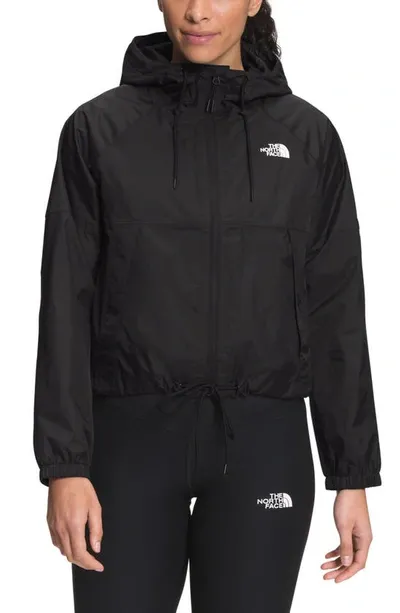 The North Face Antora Waterproof Rain Jacket In Nero