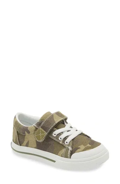 Footmates Kids' Jordan Sneaker In Green Camo