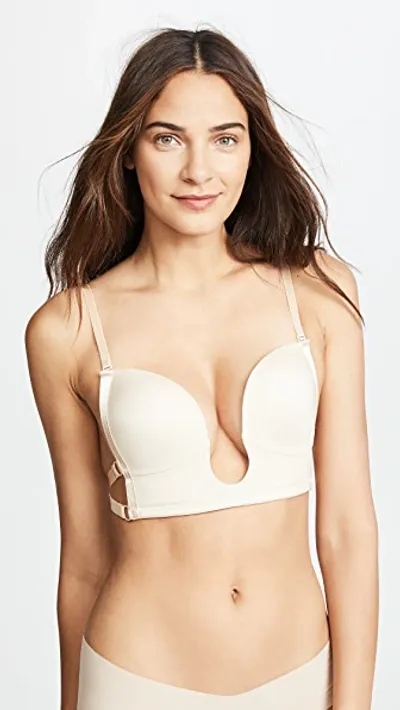 The Natural Full Figure U Plunge Bra In Nude