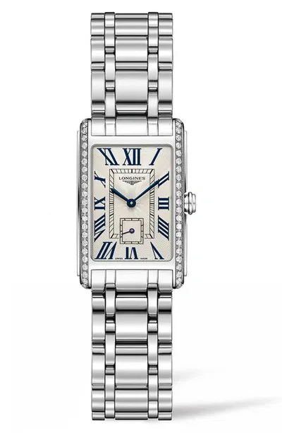 Longines Dolcevita Diamond Watch, 20.5mm In White/silver