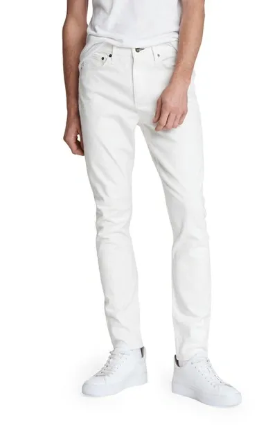 Rag & Bone Fit 2 Authentic Stretch Slim Fit Jeans In Optic White