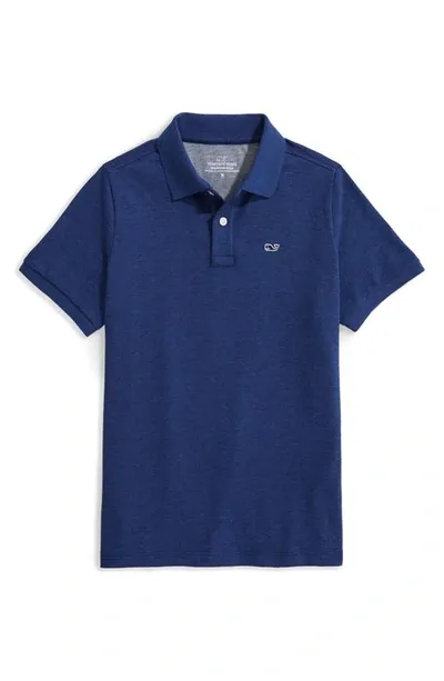 Vineyard Vines Boys' Edgartown Polo Shirt - Little Kid, Big Kid In Deep Bay