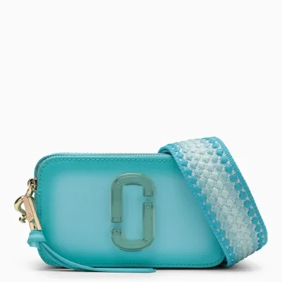 Marc Jacobs Turquoise Small Snapshot Bag In Light Blue