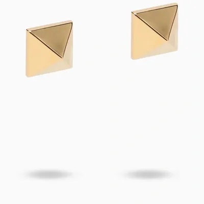 Valentino Garavani Gold-tone Stud Earrings In Metal