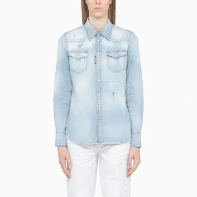 Dsquared2 Light Blue Denim Shirt