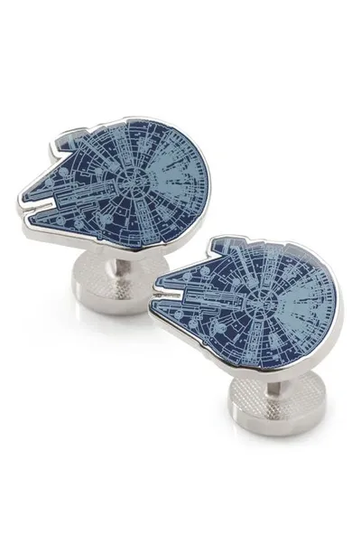 Cufflinks, Inc . Star Wars™ Millenium Falcon Blueprint Cuff Links