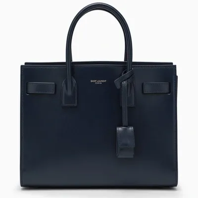 Saint Laurent Blue Leather Baby Sac De Jour Bag