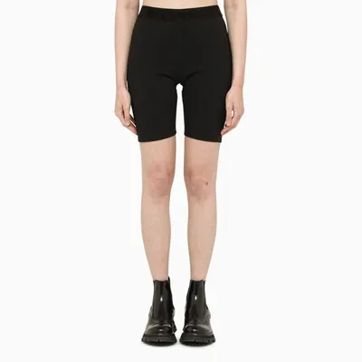 Givenchy Black Biker Shorts With Logo