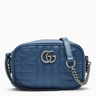 Gucci Marmont 2.0 Small Blue Cross-body Bag