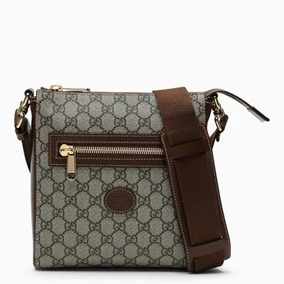 Gucci Black Gg Supreme Cross-body Bag