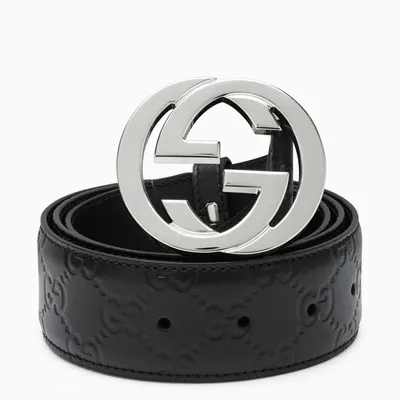 Gucci Black  Signature Belt