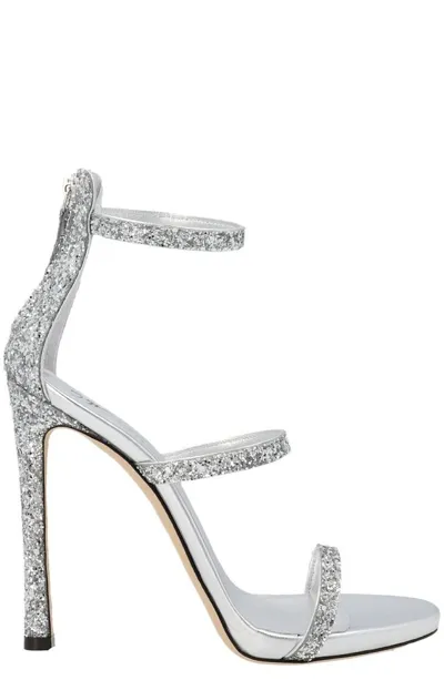 Giuseppe Zanotti Harmony Glitter-detail Heeled Sandals In Multi