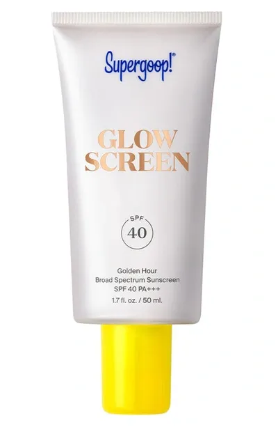 Supergoop ! Glowscreen Spf 40 Sunscreen With Hyaluronic Acid + Niacinamide 1.7 oz Golden Hour / 50 ml