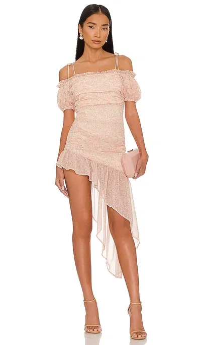 Majorelle Ilaria Midi Dress In Blush