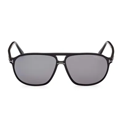 Tom Ford Eyewear Pilot Frame Sunglasses In Black