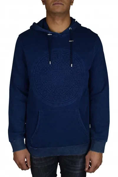 Balmain Sweatshirt In Blue