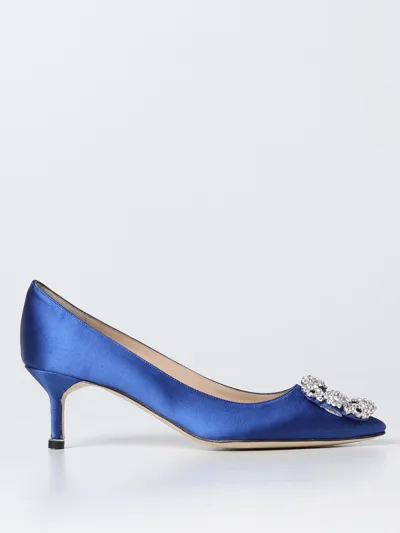 Manolo Blahnik Court Shoes  Woman In Blue