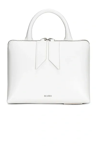 Attico Monday Top Handle Bag In White