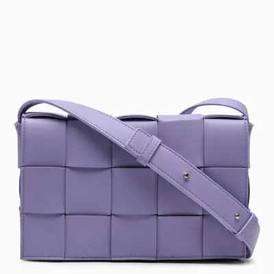 Bottega Veneta Lilac Cassette Bag In Metal