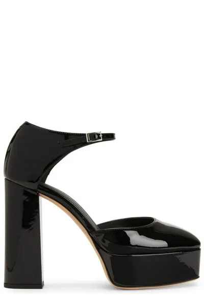 Giuseppe Zanotti Bebe Patent Platform Pumps In Black