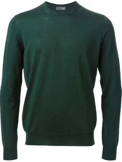 Drumohr Crew Neck Sweater - Green