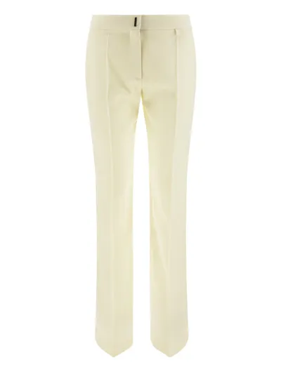 Givenchy Ivory Wool Blend Pant Nd  Donna 36f In Default Title