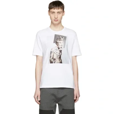 Neil Barrett White Printed T-shirt