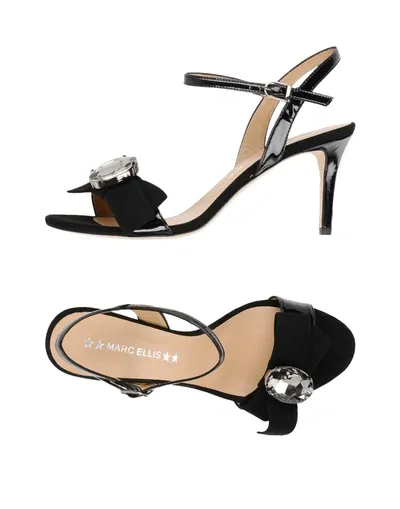 Marc Ellis Sandals In Black