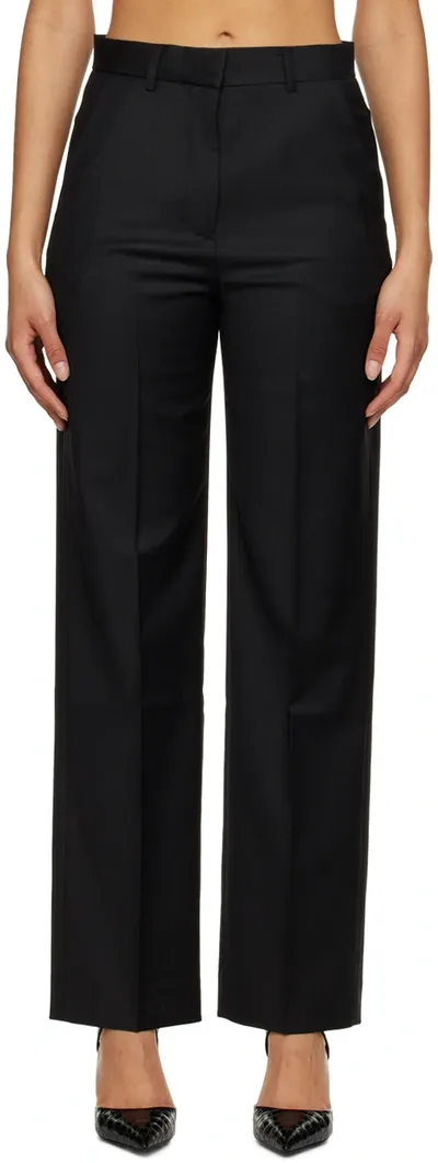 House Of Dagmar Rose Trousers In Black