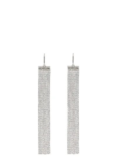 Isabel Marant Beautifull Love Crystal Earrings In Silver