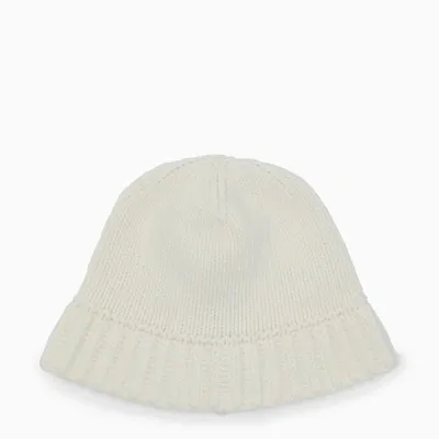 President's White Wool Knit Hat