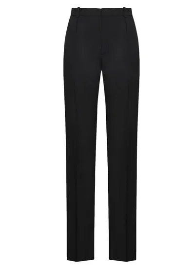 Saint Laurent Tapered Pants In Black