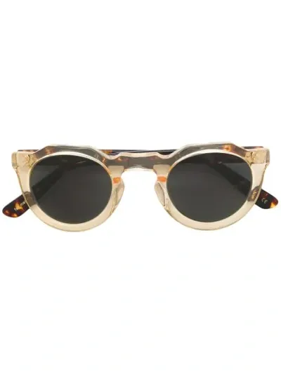 Lesca Round Tinted Sunglasses