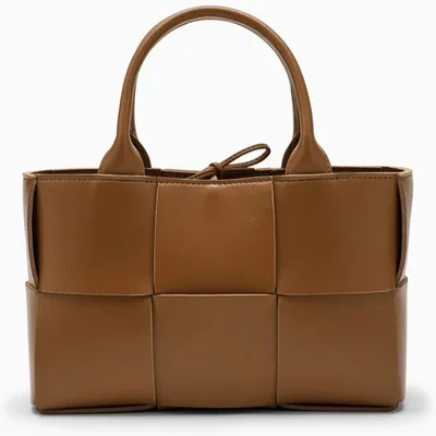 Bottega Veneta Camel Colour Leather Arco Tote Mini Bag