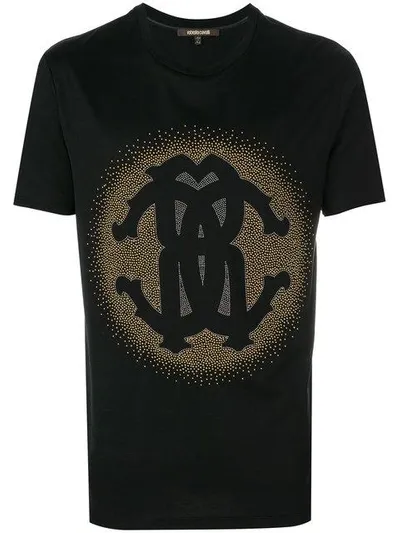 Roberto Cavalli Printed T-shirt In Black