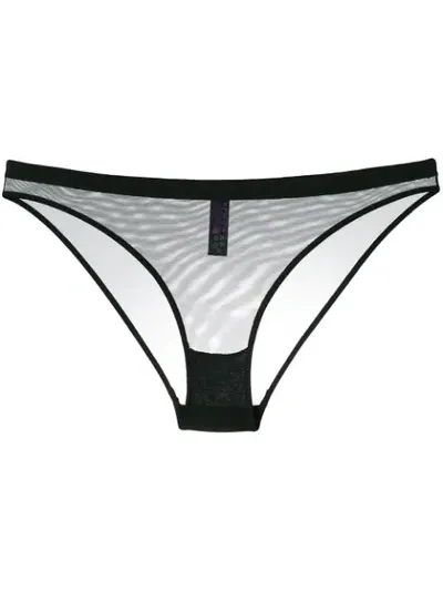 Maison Close Liaison Fatale Knickers In Black