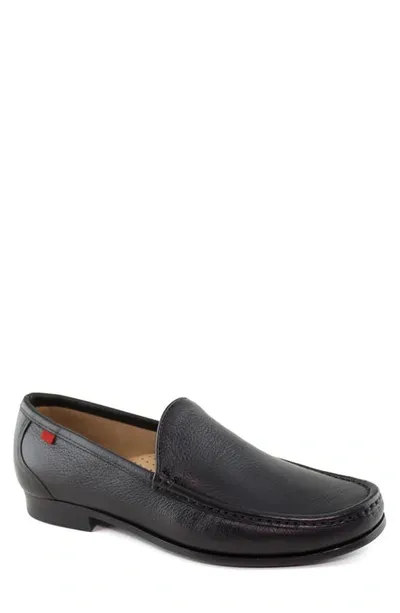 Marc Joseph New York Seattle Penny Loafer In Black Grainy