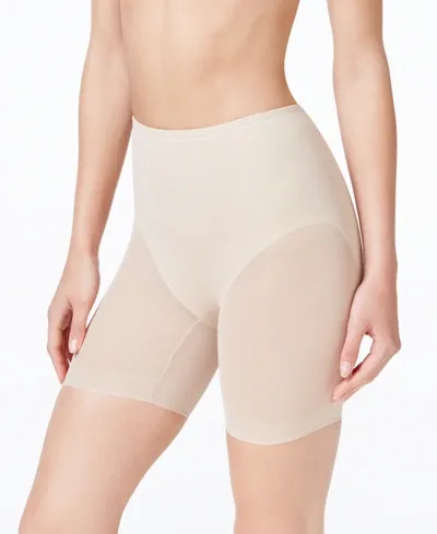 Miraclesuit Women's Shapewear Extra Firm Tummy-control Rear Lifting Boy Shorts 2776 In Warm Beige