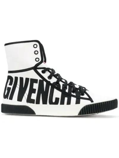 Givenchy Boxing Logo High Top Sneaker In 116