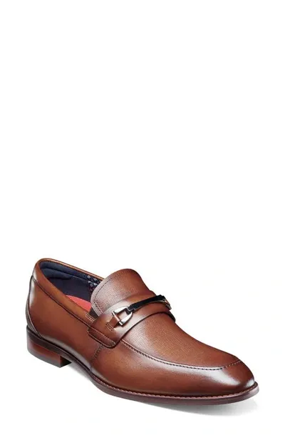 Stacy Adams Men's Kaylor Bit Dress Loafer Men's Shoes In Cognac