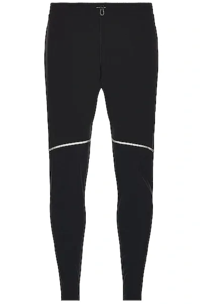 Reigning Champ Slim-fit Tapered Panelled Recycled-dot Air Mesh And Stretch-nylon Trousers In Black