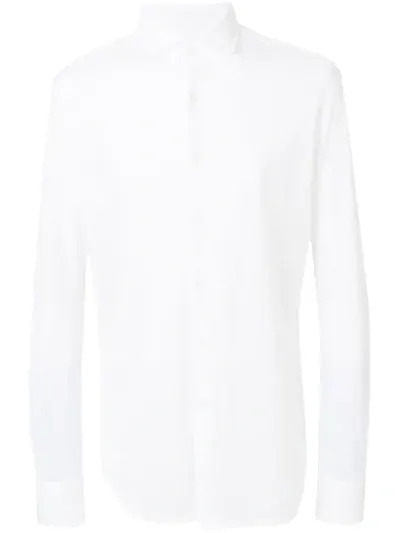 Xacus Cutaway Collar Shirt In White