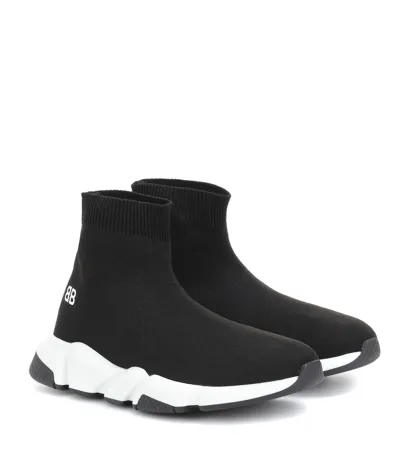 Balenciaga Speed Sneakers In Black