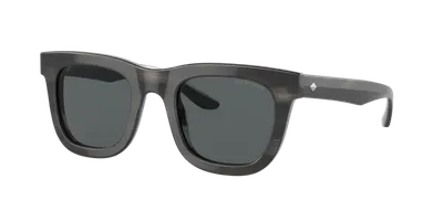 Giorgio Armani Man Sunglass Ar8171 In Polar Dark Grey